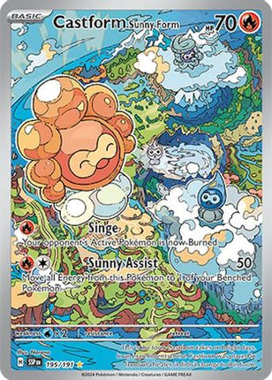 Castform Sunny Form - 195/191 [SV08: Surging Sparks] Holofoil