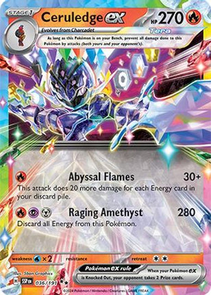 Ceruledge ex - 36/null [SV08: Surging Sparks] Holofoil