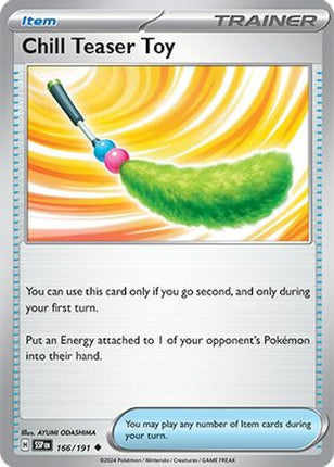 Chill Teaser Toy - 166/null [SV08: Surging Sparks] Reverse Holofoil