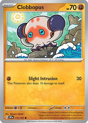 Clobbopus - 112/191 [SV08: Surging Sparks] Reverse Holofoil
