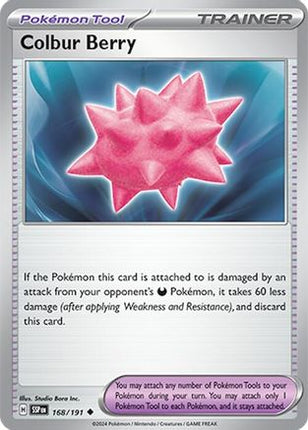 Colbur Berry - 168/191 [SV08: Surging Sparks] Reverse Holofoil