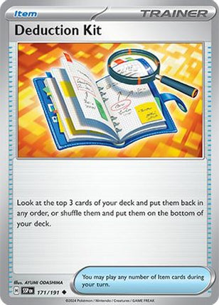 Deduction Kit - 171/191 [SV08: Surging Sparks] Reverse Holofoil