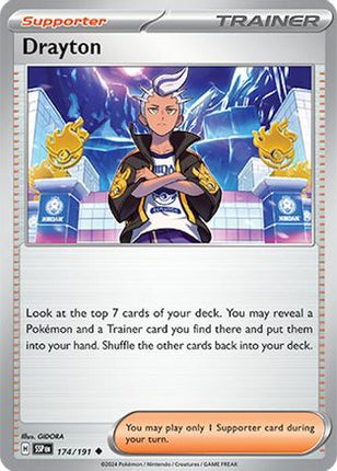 Drayton - 174/191 [SV08: Surging Sparks] Reverse Holofoil