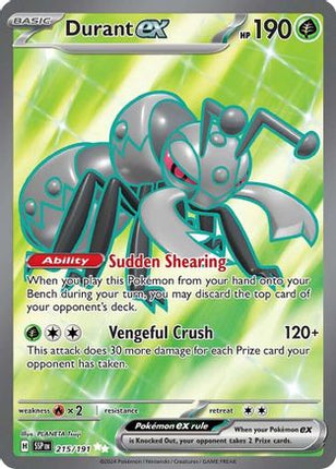 Durant ex - 215/191 [SV08: Surging Sparks] Holofoil