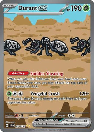 Durant ex - 236/191 [SV08: Surging Sparks] Holofoil