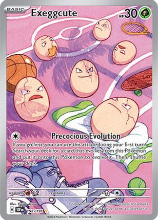 Exeggcute - 192/191 [SV08: Surging Sparks] Holofoil