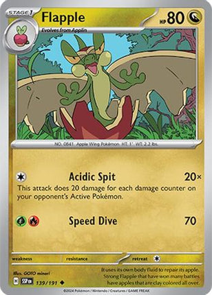 Flapple - 139/191 [SV08: Surging Sparks] Reverse Holofoil