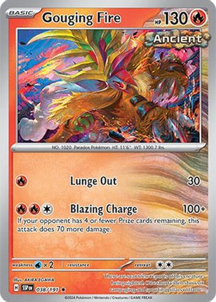 Gouging Fire - 38/191 [SV08: Surging Sparks] Holofoil