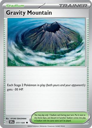 Gravity Mountain - 177/null [SV08: Surging Sparks] Reverse Holofoil