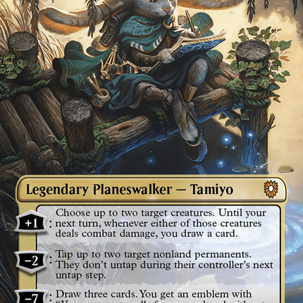 Tamiyo, Field Researcher (Borderless) [Bloomburrow Commander] Foil