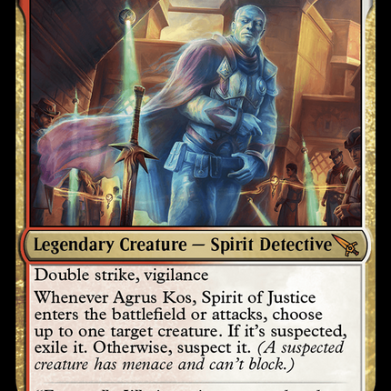 Agrus Kos, Spirit of Justice [Murders at Karlov Manor]