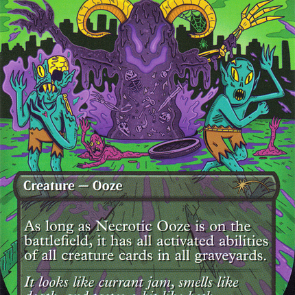 Necrotic Ooze (Borderless) [Secret Lair Drop]