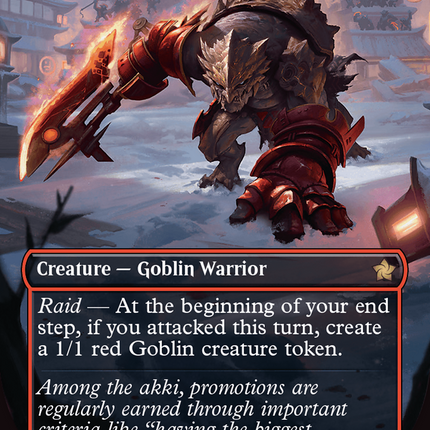 Searslicer Goblin (Borderless) [Foundations]