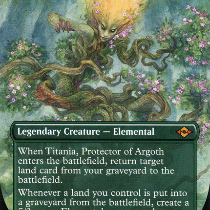 Titania, Protector of Argoth (Borderless) [Modern Horizons 2]