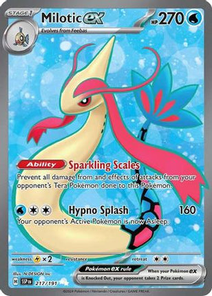 Milotic ex - 217/191 [SV08: Surging Sparks] Holofoil