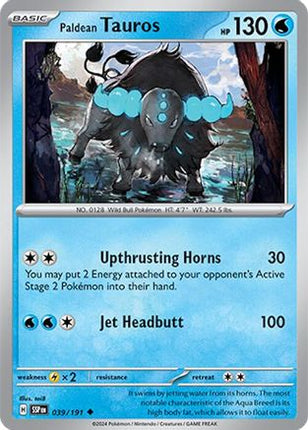 Paldean Tauros - 039/191 [SV08: Surging Sparks]