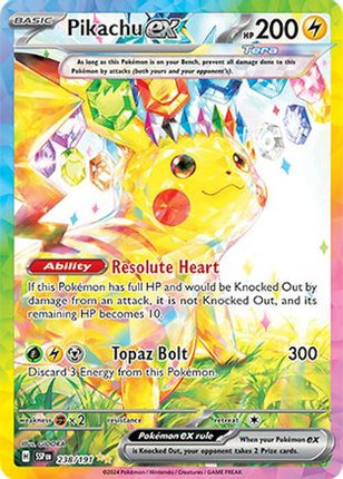 Pikachu ex - 238/191 [SV08: Surging Sparks] Holofoil