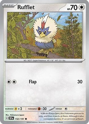 Rufflet - 152/191 [SV08: Surging Sparks] Reverse Holofoil