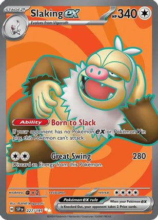 Slaking ex - 227/191 [SV08: Surging Sparks] Holofoil