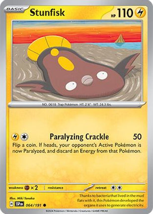 Stunfisk - 064/191 [SV08: Surging Sparks] Reverse Holofoil