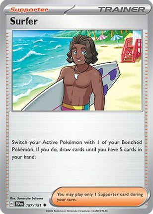 Surfer - 187/191 [SV08: Surging Sparks] Reverse Holofoil