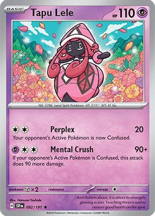 Tapu Lele - 92/191 [SV08: Surging Sparks] Holofoil