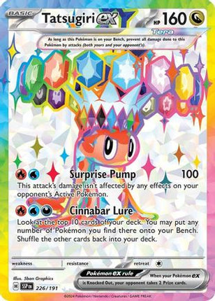 Tatsugiri ex - 226/191 [SV08: Surging Sparks] Holofoil