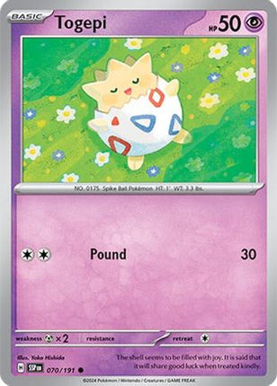 Togepi - 70/191 [SV08: Surging Sparks] Reverse Holofoil