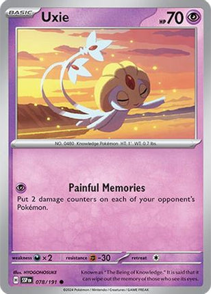 Uxie - 78/191 [SV08: Surging Sparks] Reverse Holofoil