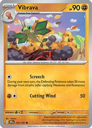 Vibrava - 105/191 [SV08: Surging Sparks] Reverse Holofoil