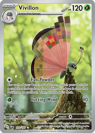 Vivillon - 193/191 [SV08: Surging Sparks] Holofoil
