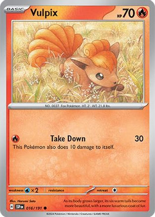 Vulpix - 16/191 [SV08: Surging Sparks] Reverse Holofoil