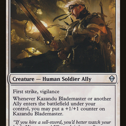 Kazandu Blademaster [The List]