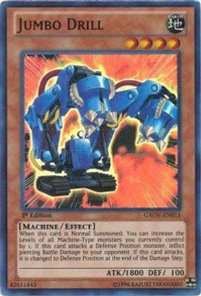 Jumbo Drill (Super Rare) [GAOV-EN015] 1st Edition