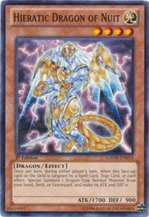 Hieratic Dragon of Nuit (Common / Short Print) [GAOV-EN018] Unlimited