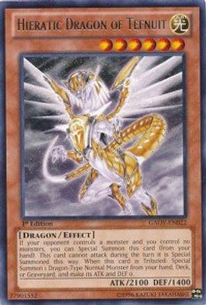 Hieratic Dragon of Tefnuit (Rare) [GAOV-EN022] Unlimited