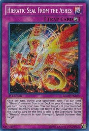 Hieratic Seal From the Ashes (Secret Rare) [GAOV-EN088] Unlimited