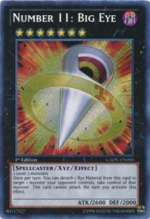 Number 11: Big Eye (Secret Rare) [GAOV-EN090] Unlimited