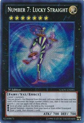 Number 7: Lucky Straight (Secret Rare) [GAOV-EN091] Unlimited