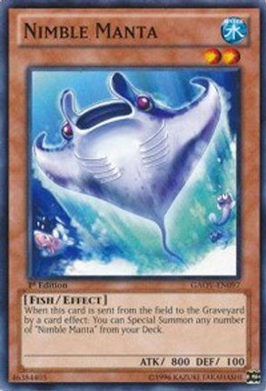 Nimble Manta (Common / Short Print) [GAOV-EN097] Unlimited