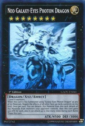 Neo Galaxy-Eyes Photon Dragon (Ghost Rare)  [GAOV-EN041] 1st Edition