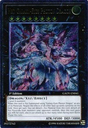 Neo Galaxy-Eyes Photon Dragon (UTR) (Ultimate Rare) [GAOV-EN041] Unlimited