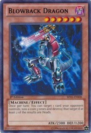 Blowback Dragon (Rare) [BP01-EN008] Unlimited