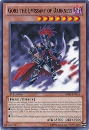 Gorz the Emissary of Darkness (Rare) [BP01-EN014] 1st Edition