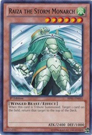 Raiza the Storm Monarch (Rare) [BP01-EN015] 1st Edition