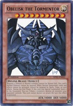 Obelisk the Tormentor (Rare) [BP01-EN021] Unlimited