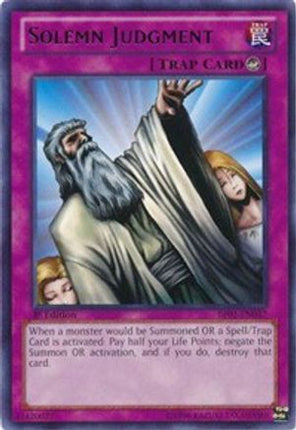 Solemn Judgment (Rare) [BP01-EN047] 1st Edition