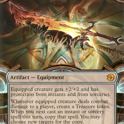 Sword of Wealth and Power (Showcase) [The Big Score] Raised Foil