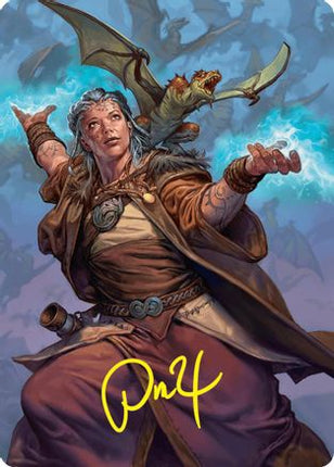 Drake Hatcher 2 Art Card (29/54) (Gold-Stamped Signature) [Art Series: Foundations]