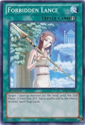 Forbidden Lance (Common / Short Print) [BP01-EN084] 1st Edition